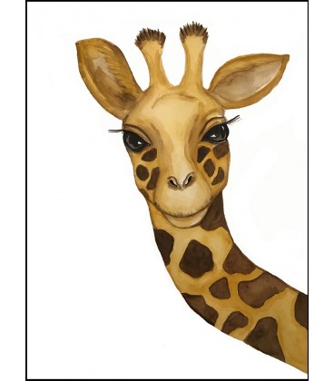 Barntavla Giraff