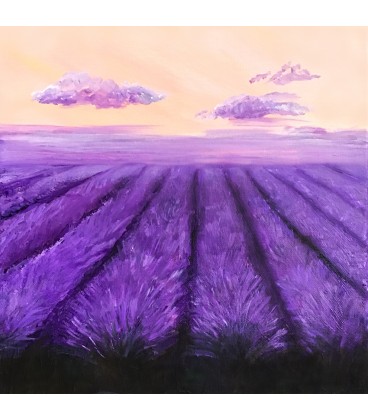 Konstprint Lavender fields