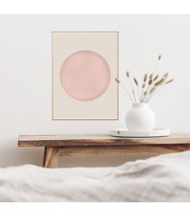 Abstrakt rosa 50 x 70 cm